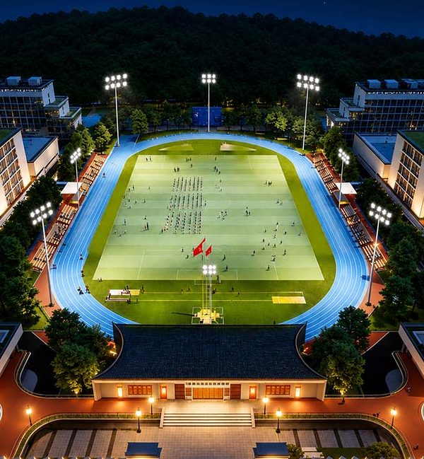 A School in Xiaolan Town, Zhongshan City, Guangdong Province