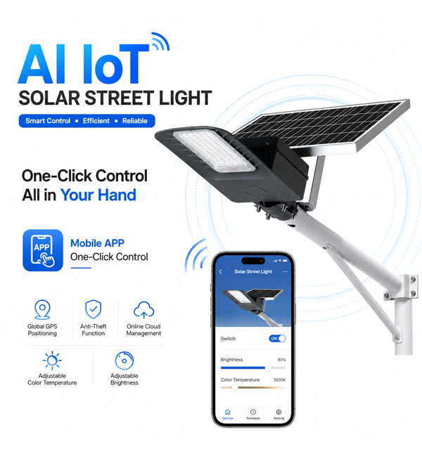 LED Solar street Light 100W